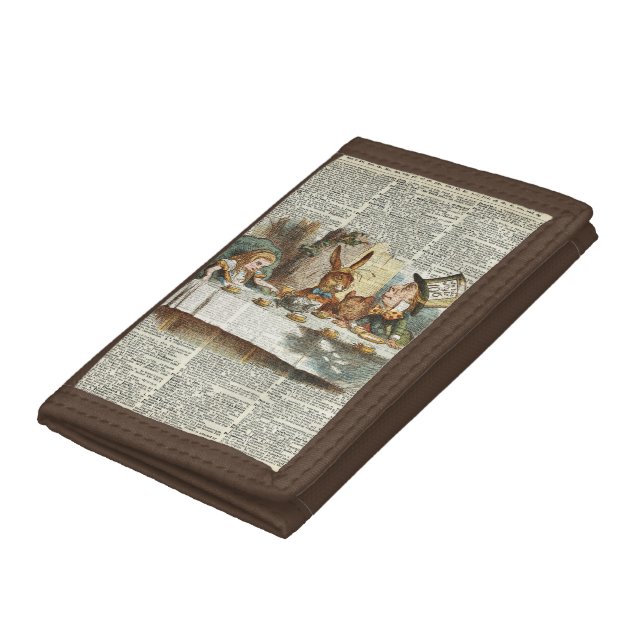 Alice Morning Tea time Trifold Wallet (Bottom)
