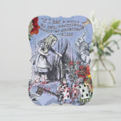 Alice nonsense curtain wonderland - Blue (Standing Front)