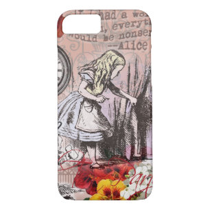 Alice nonsense curtain wonderland iPhone 8/7 case