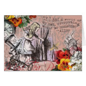Alice nonsense curtain wonderland classic (Front Horizontal)