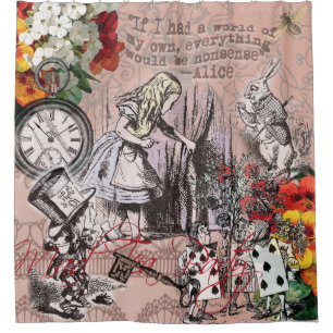 Alice nonsense curtain wonderland classic