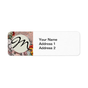 Alice nonsense curtain wonderland classic label