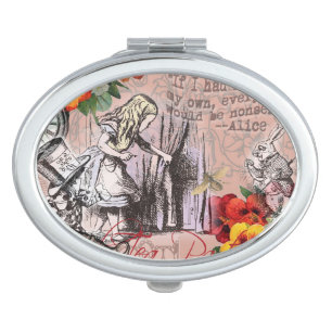 Alice nonsense curtain wonderland classic mirror for makeup
