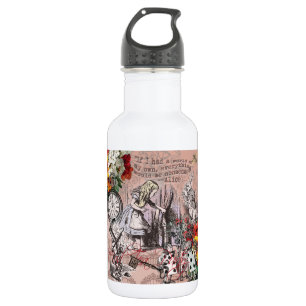 Alice nonsense curtain wonderland classic water bottle