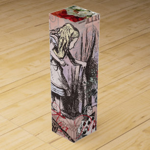 Alice nonsense curtain wonderland classic wine box