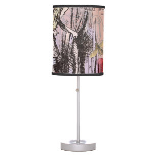 Alice nonsense curtain wonderland table lamp