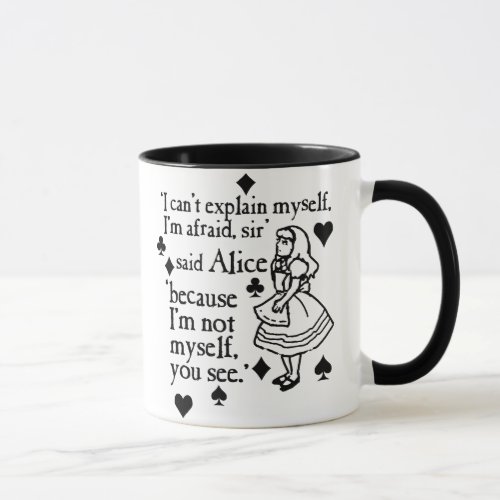 Alice Not Myself Mug