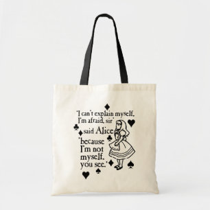 Alice Not Myself Tote Bag