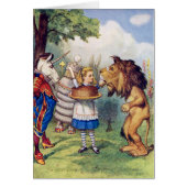 Alice Offers Cake to The Lion and The Unicorn (Front)