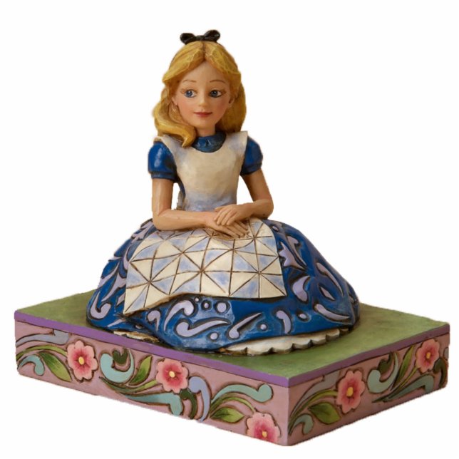 Alice on a Book Pin Cutout (Front)