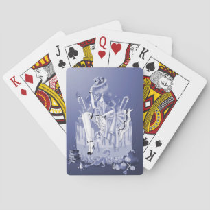 Alice on Birthday Cake Wonderland Poker Cards