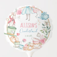 Alice Onederland Mad Tea Party Girl First Birthday