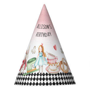 Alice Onederland Mad Tea Party Girl First Birthday Hat