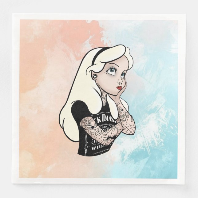 Alice Paper Dinner Napkins (Front)
