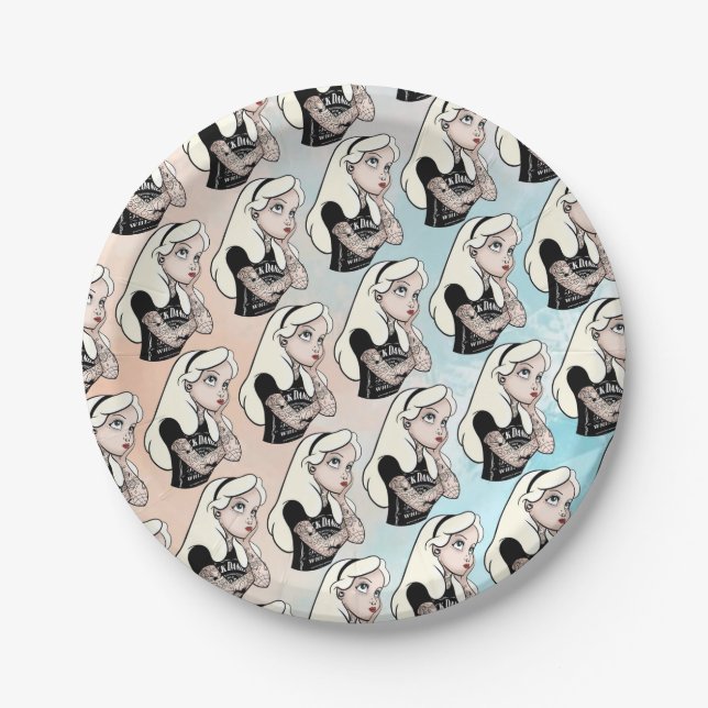 Alice Paper Plates (Front)