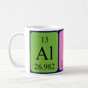 Alice periodic table name mug