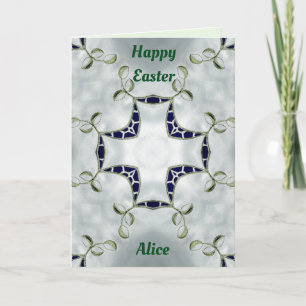 ALICE ~ Personalized Easter card pattern ~