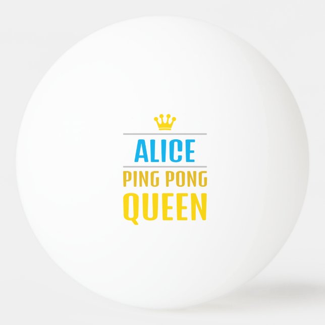 Alice Ping Pong Ball (Front)