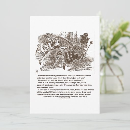 Alice Queen Running Twice As Fast Stay Same Place (Standing Front)