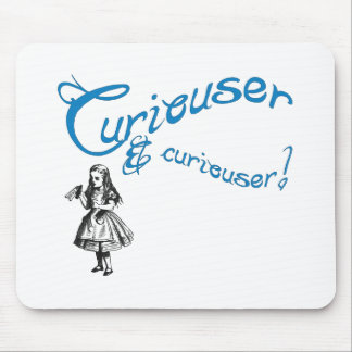 Alice Quote with Image Mouse Pad
