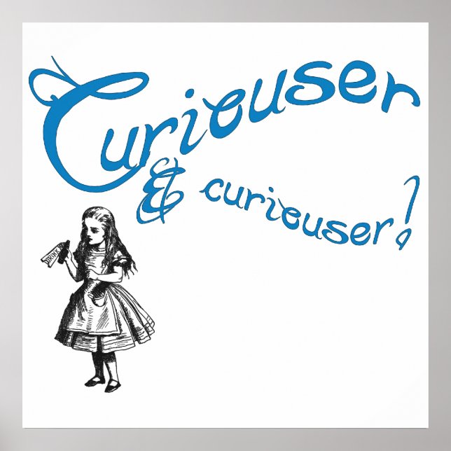 Alice Quote with Image Poster (Front)