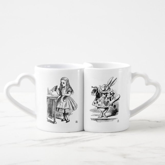 Alice & Rabbit Cup Set (Front Nesting)