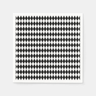 Alice related geometric decoupage rhombus pattern napkins