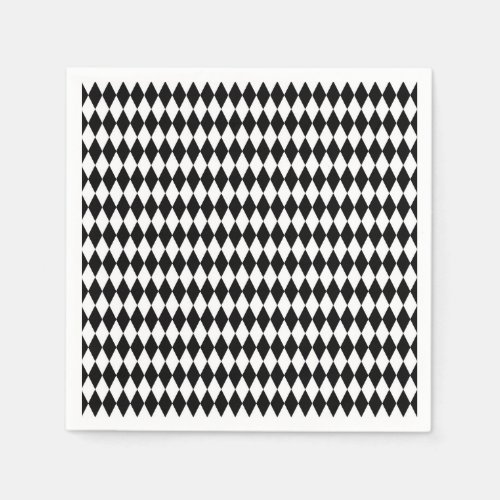 Alice related geometric decoupage rhombus pattern napkins