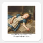 Alice’s Adventures in Head Trauma  Square Sticker