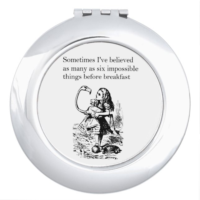 Alice, Six Impossible Things Compact Mirror (Front)