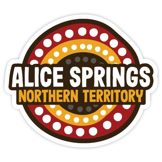 Alice Springs Northern Territory Australia Sticker (Alice Springs Northern Territory Sticker)