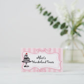Alice Sweet Shop Business Cards (Standing Front)