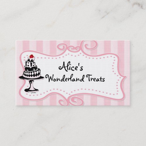 Alice Sweet Shop Business Cards