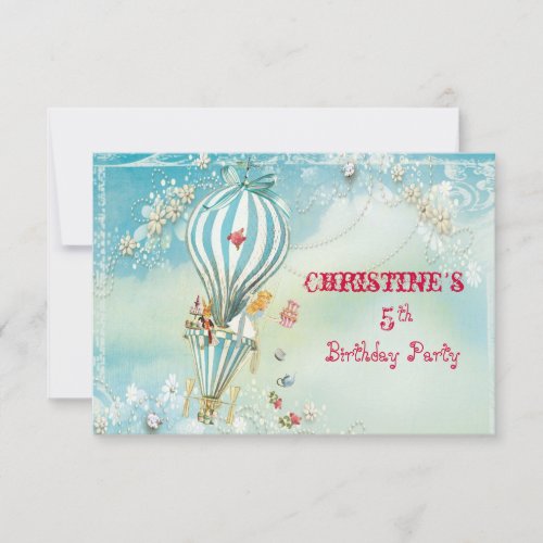 Alice Tea At Four RSVP Personalized Invite