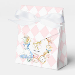 Alice tea party wonderland birthday purple favor b boxes