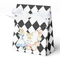 Alice tea party wonderland birthday purple favor b favor boxes