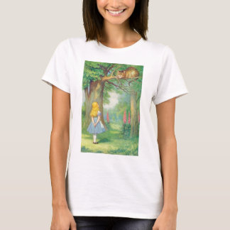 Alice & the Cheshire Cat Color T-Shirt
