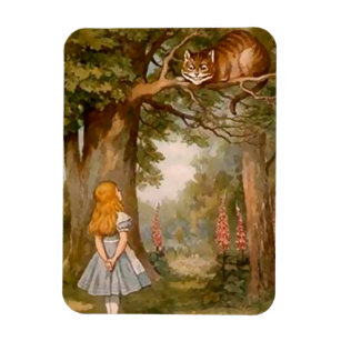 Alice & The Cheshire Cat - Magnet