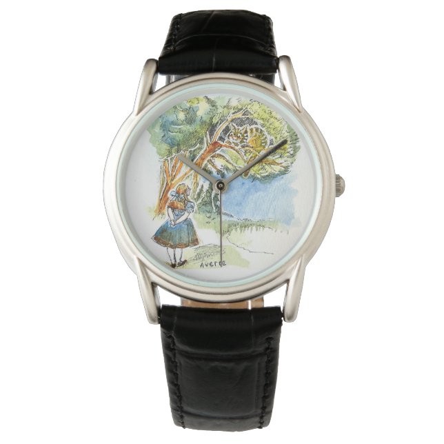 Alice & The Cheshire Cat Watch (Front)