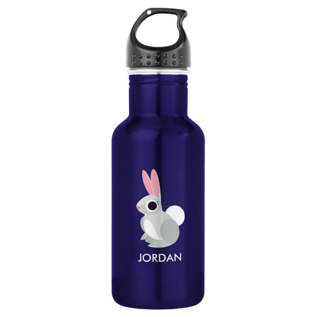 Alice the Rabbit Stainless Steel Water Bottle (Front)