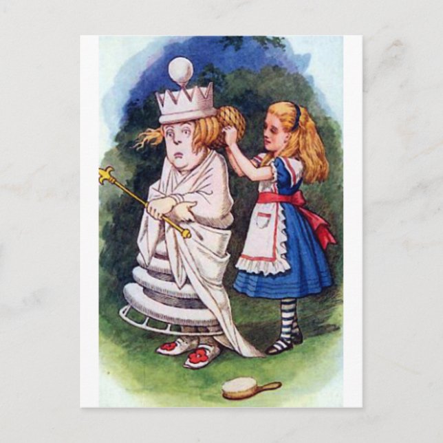 Alice & the White Queen Postcard (Front)