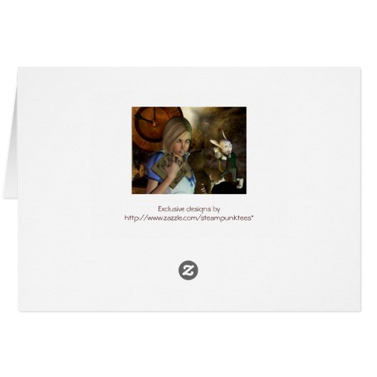 Alice & The White Rabbit (Back Horizontal)