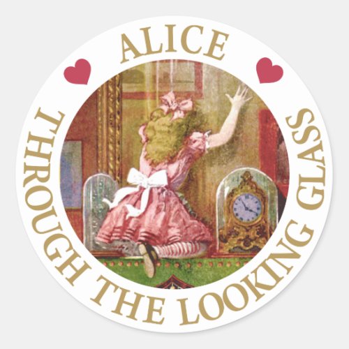 Alice Through The Looking Glass Classic Round Sticker