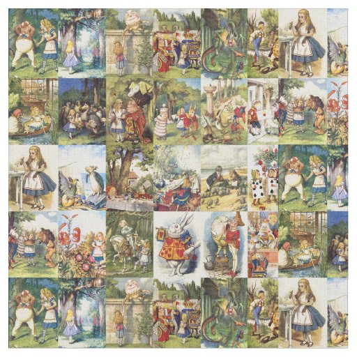alice through the looking glass fabric2 fabric