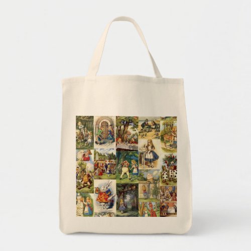 Alice Through the Looking Glass Grocery Tote