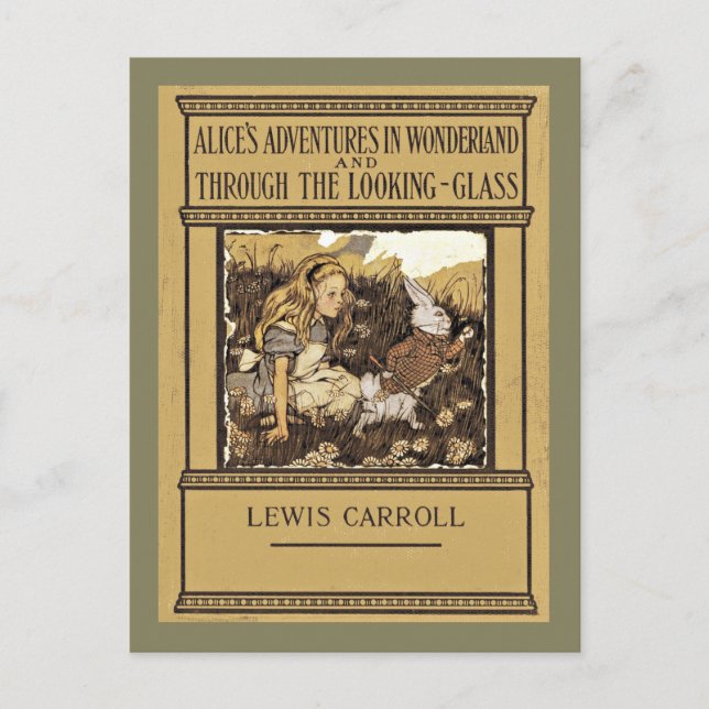 Alice Through the Looking-Glass Holiday Postcard (Front)