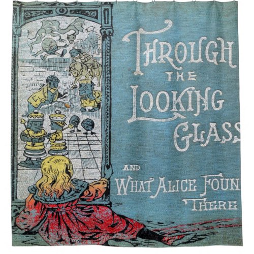 Alice Through The Looking Glass Shower Curtain