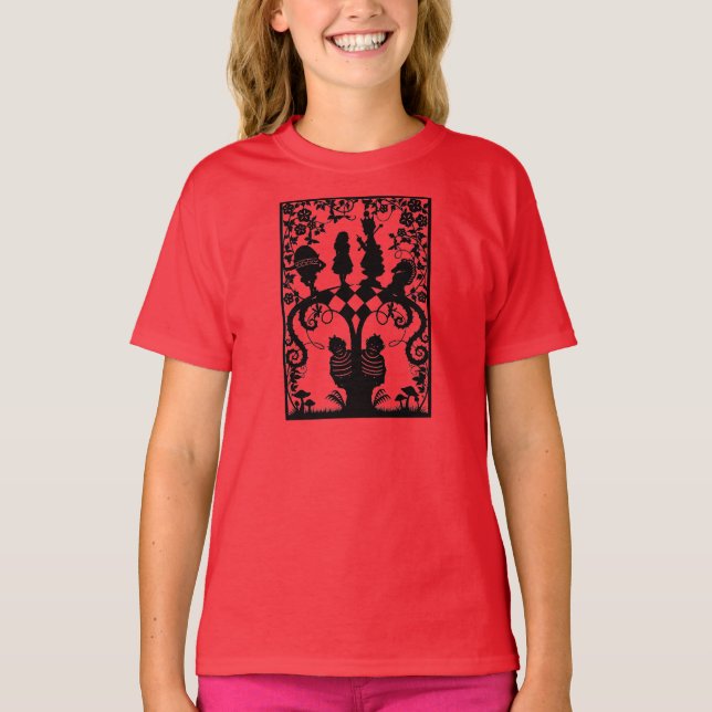 Alice through the looking glass T-Shirt (Front)