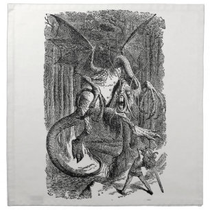 Alice Through the Looking Glass - The Jabberwocky Cloth Napkin