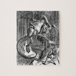 Alice Through the Looking Glass - The Jabberwocky Jigsaw Puzzle